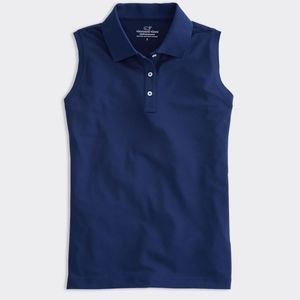 NWT Vineyard Vines Sleeveless Performance Pique Polo